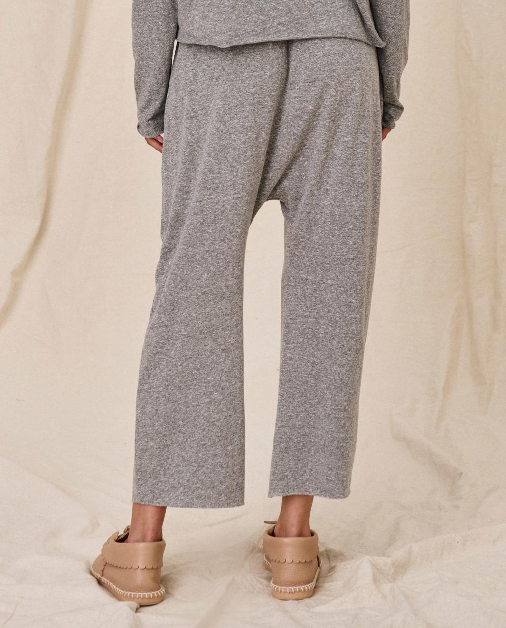 The Great. Sweatpants | The Jersey Crop. Heather Grey - Women