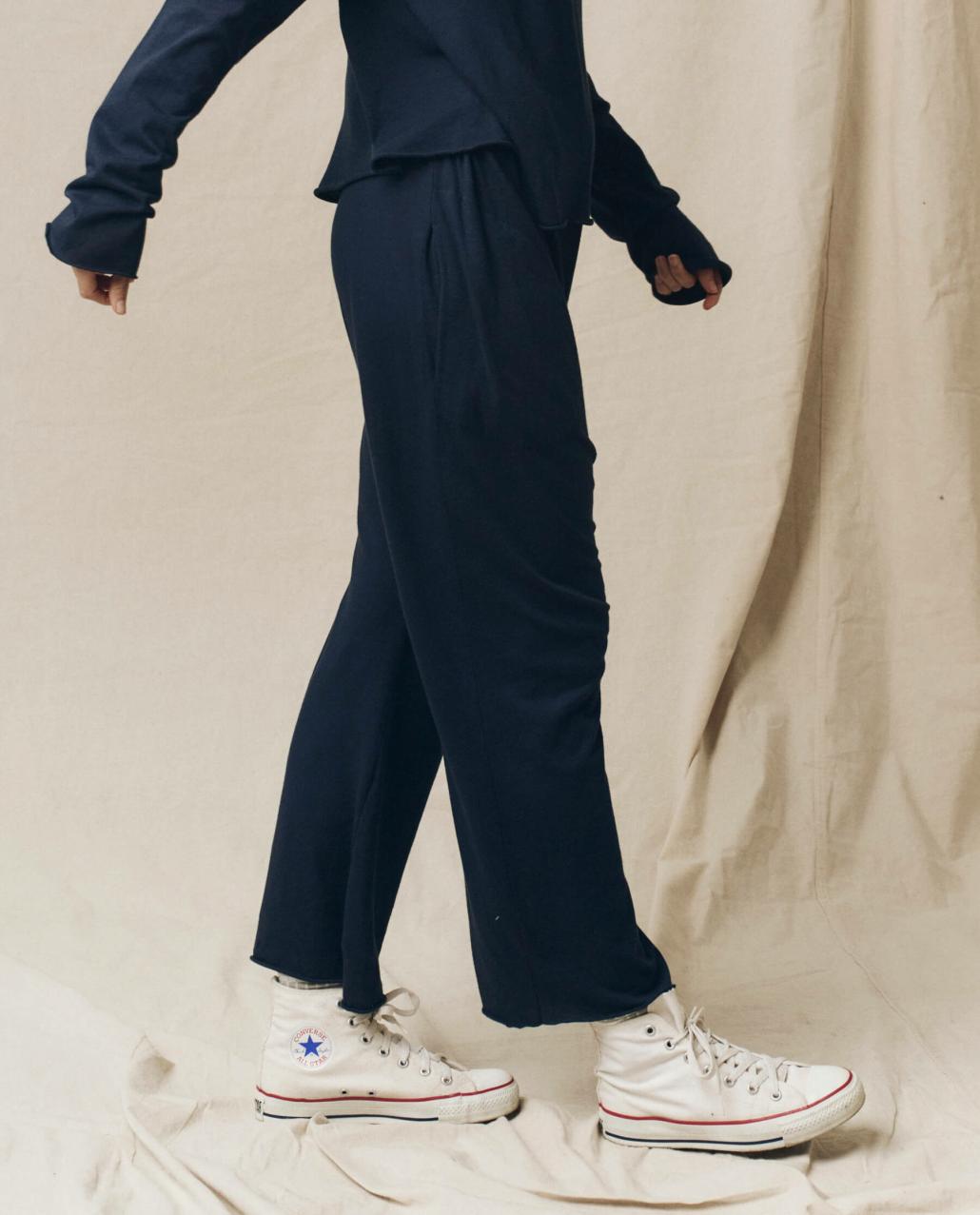 The Great. Sweatpants | The Jersey Crop. True Navy - Women