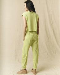 The Great. Sweatpants | The Jersey Jogger Pant. Lime Zest - Women