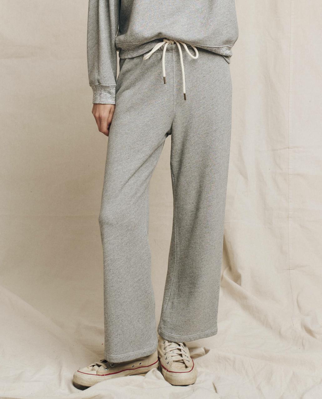 The Great. Sweatpants | The Lap Sweatpant. Solid Varsity Grey - Women