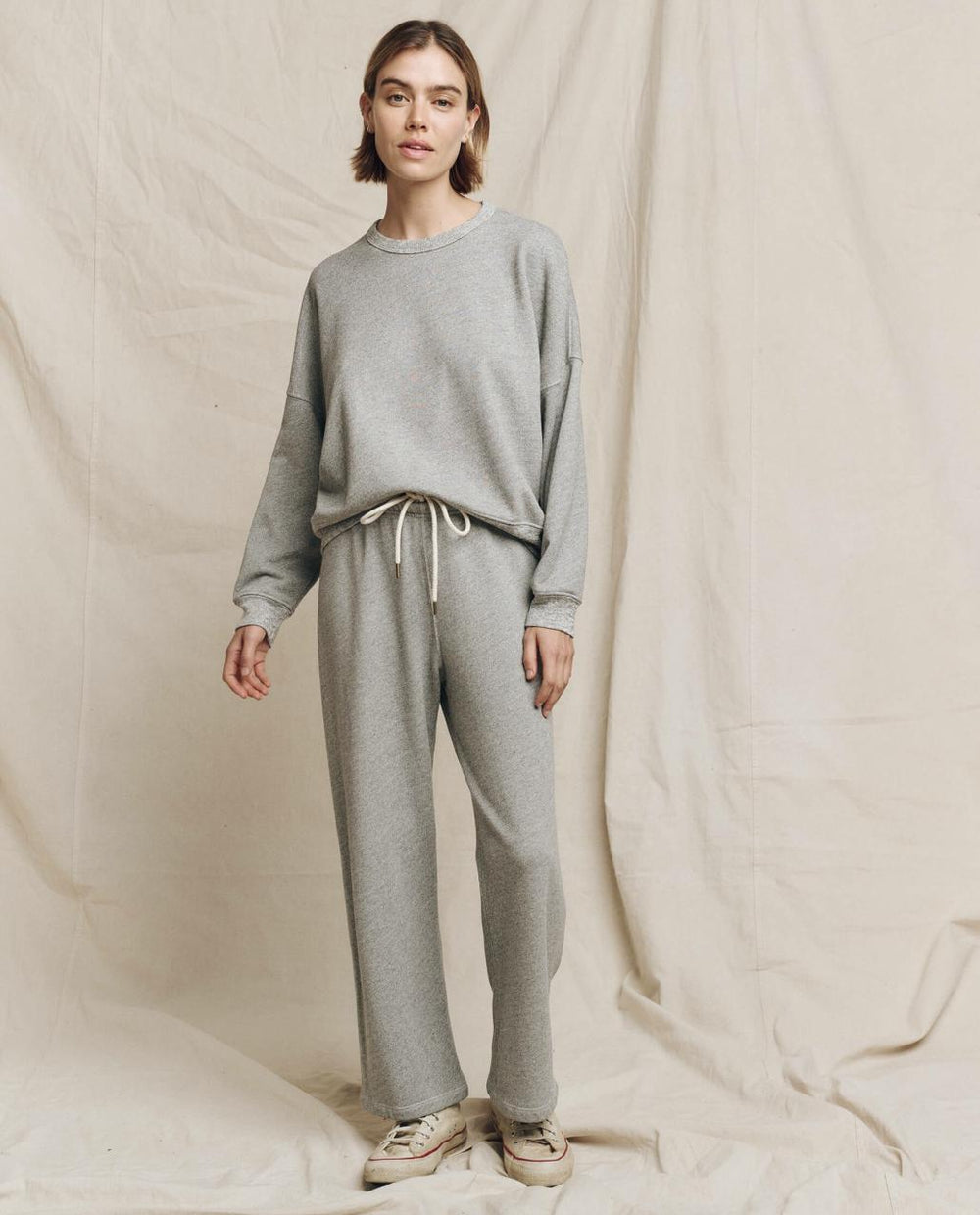 The Great. Sweatpants | The Lap Sweatpant. Solid Varsity Grey - Women