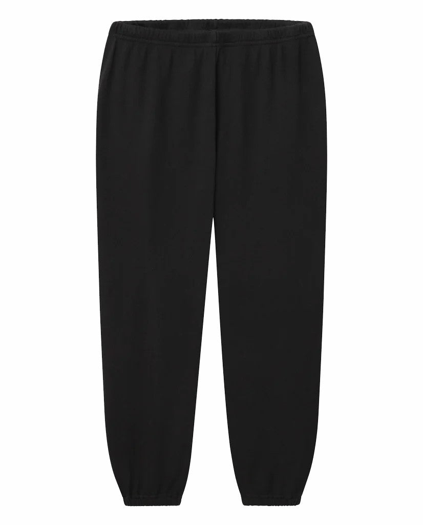 The Great. Sweatpants | The Stadium Sweatpant. Solid Almost Black - Women