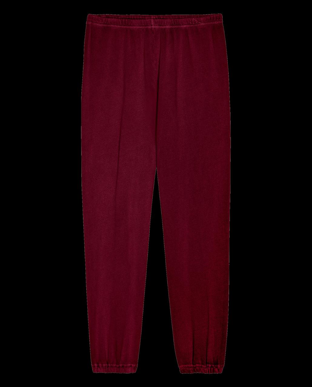 The Great. Sweatpants | The Stadium Sweatpant. Solid Plum - Women