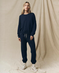 The Great. Sweatpants | The Stadium Sweatpant. Solid True Navy - Women