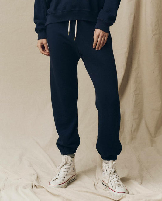 The Great. Sweatpants | The Stadium Sweatpant. Solid True Navy - Women
