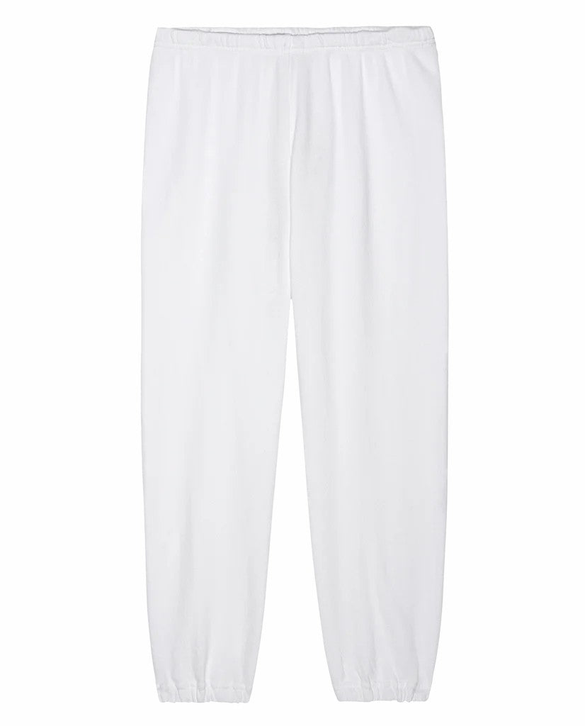 The Great. Sweatpants | The Stadium Sweatpant. Solid True White - Women