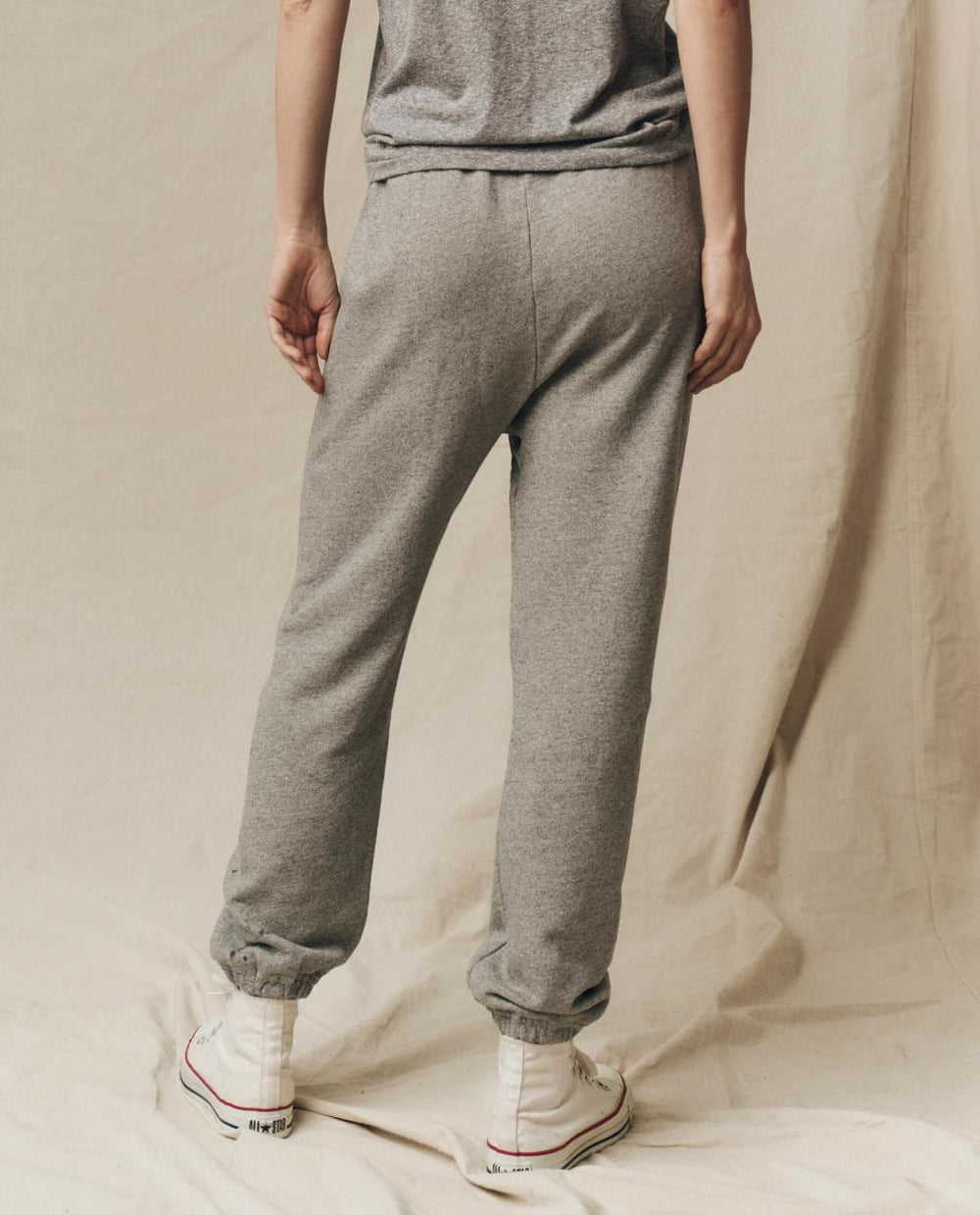 The Great. Sweatpants | The Stadium Sweatpant. Solid Varsity Grey - Women