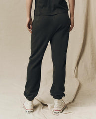 The Great. Sweatpants | The Stadium Sweatpant. Solid Washed Black - Women
