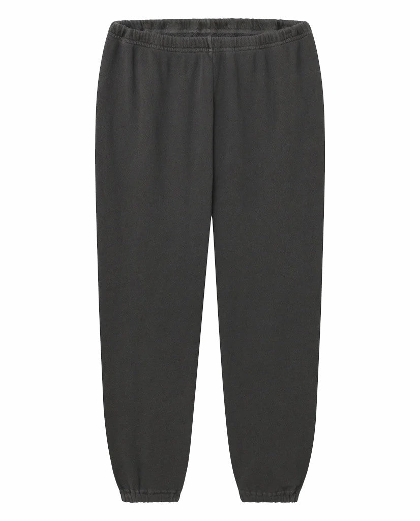 The Great. Sweatpants | The Stadium Sweatpant. Solid Washed Black - Women