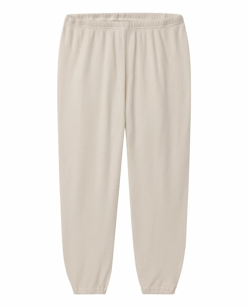 The Great. Sweatpants | The Stadium Sweatpant. Solid Washed White - Women
