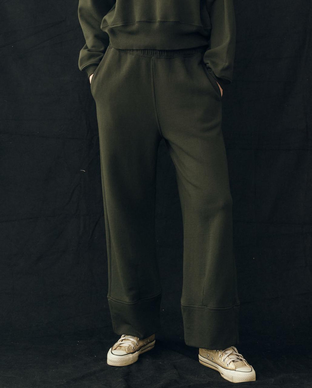 The Great. Sweatpants | The Win Sweatpant. Woodland Green - Women