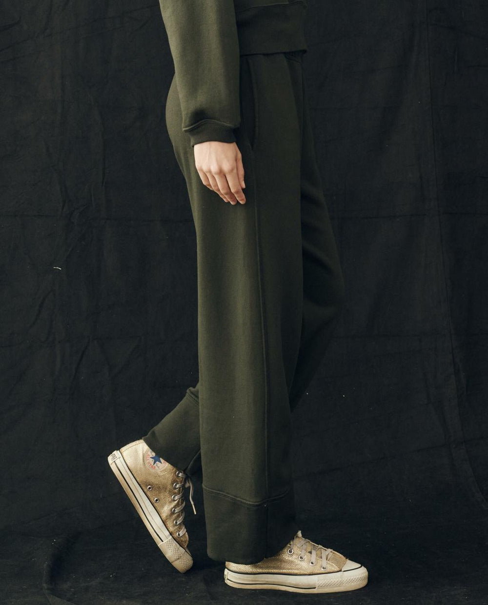 The Great. Sweatpants | The Win Sweatpant. Woodland Green - Women