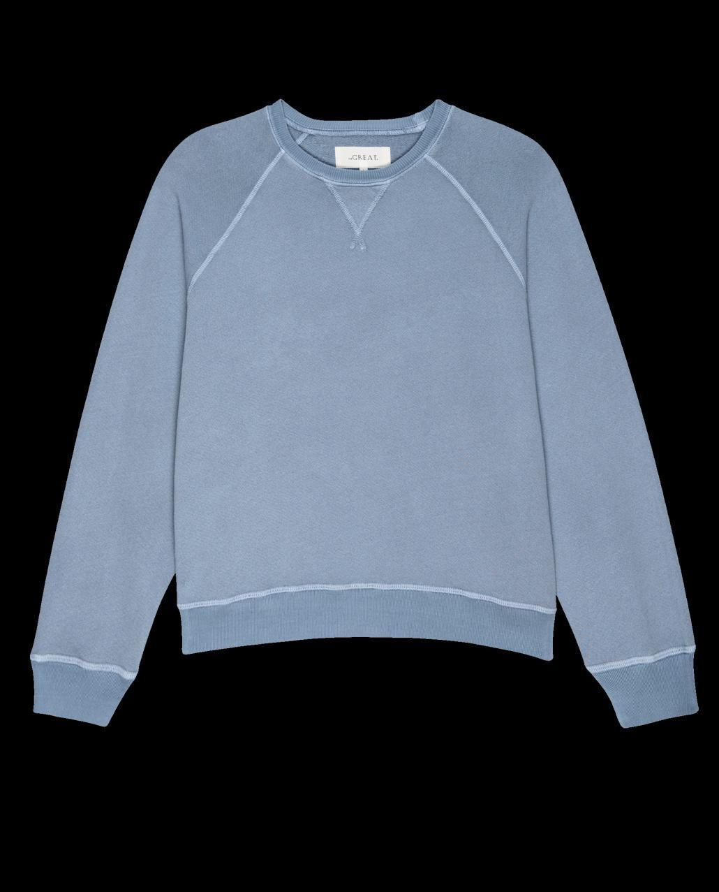 The Great. Sweatshirts | The College Sweatshirt. Solid Big Sky - Women