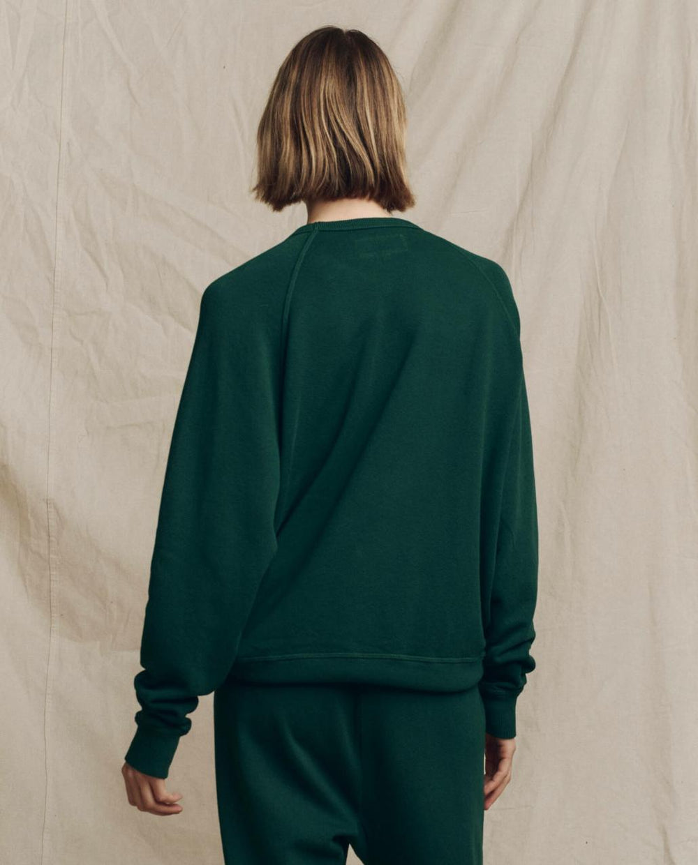 The Great. Sweatshirts | The College Sweatshirt. Solid Pinyon - Women