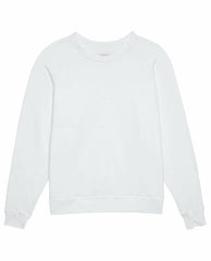 The Great. Sweatshirts | The College Sweatshirt. Solid True White - Women