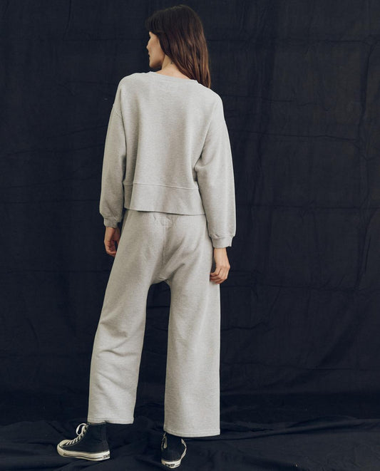 The Great. Sweatshirts | The League Sweatshirt. Lofty Heather Grey - Women