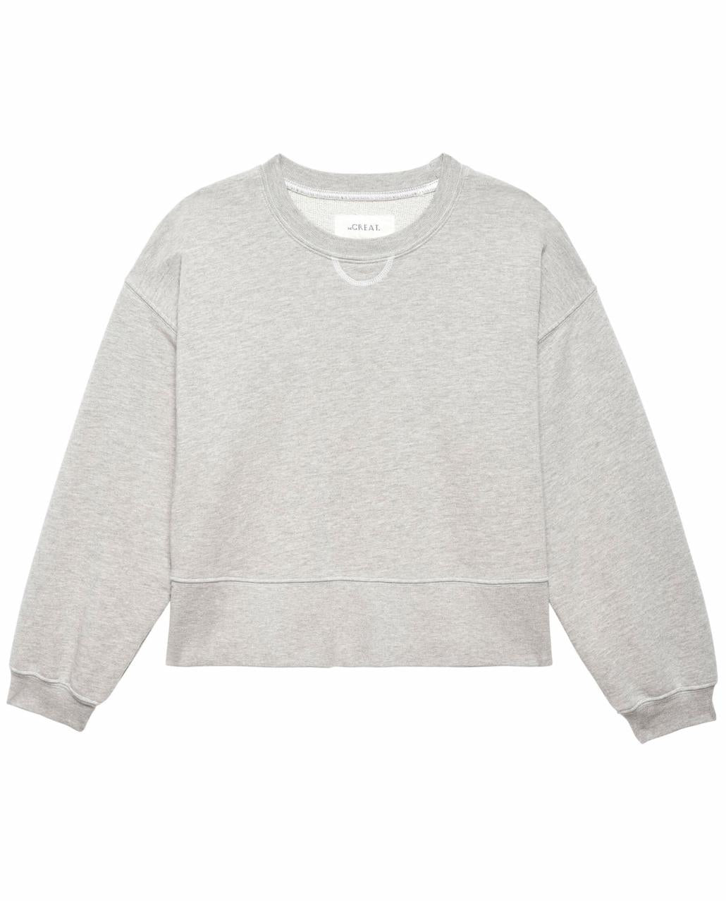 The Great. Sweatshirts | The League Sweatshirt. Lofty Heather Grey - Women