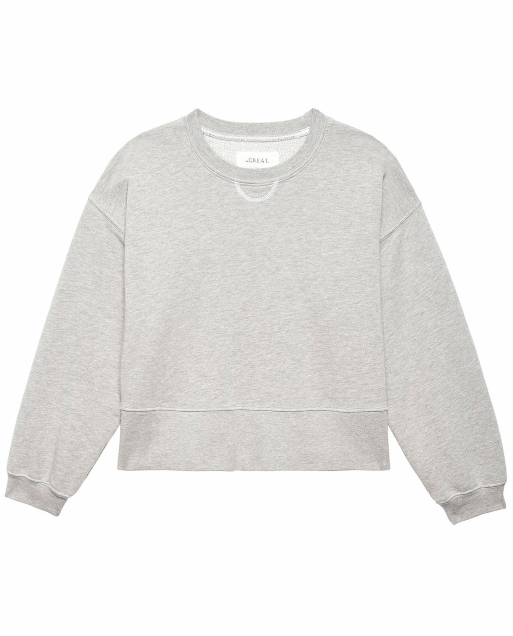 The Great. Sweatshirts | The League Sweatshirt. Lofty Heather Grey - Women