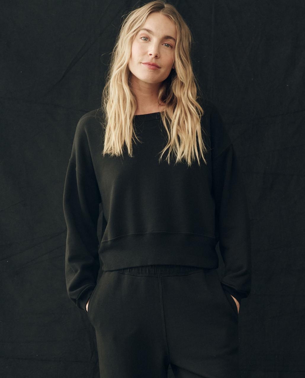 The Great. Sweatshirts | The League Sweatshirt. True Black - Women