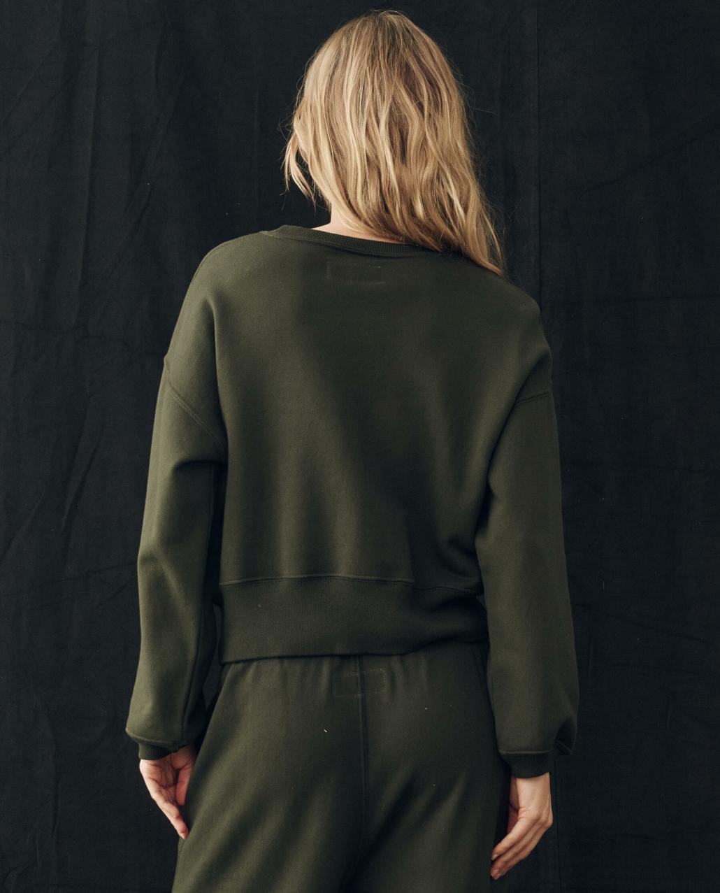 The Great. Sweatshirts | The League Sweatshirt. Woodland Green - Women