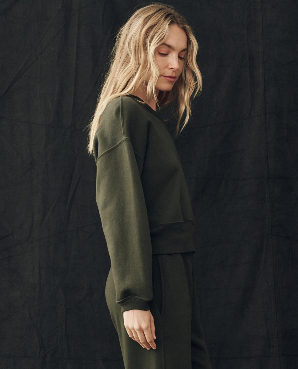 The Great. Sweatshirts | The League Sweatshirt. Woodland Green - Women