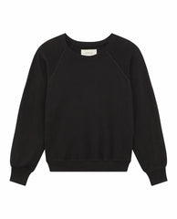 The Great. Sweatshirts | The Shrunken Sweatshirt. Almost Black - Women