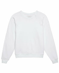 The Great. Sweatshirts | The Shrunken Sweatshirt. Solid True White - Women