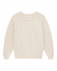 The Great. Sweatshirts | The Shrunken Sweatshirt. Washed White - Women