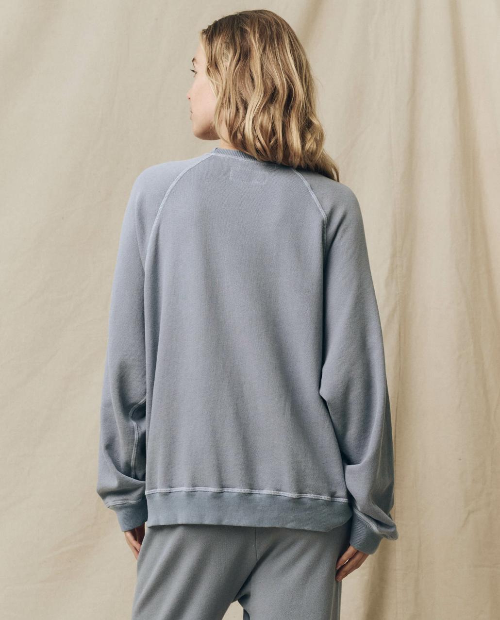 The Great. Sweatshirts | The Slouch Sweatshirt. Solid Big Sky - Women