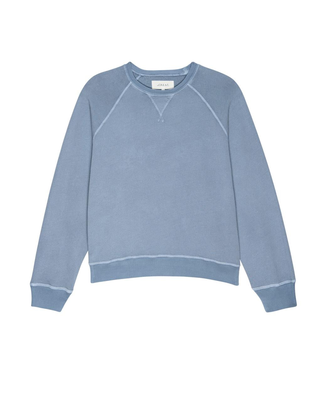 The Great. Sweatshirts | The Slouch Sweatshirt. Solid Big Sky - Women