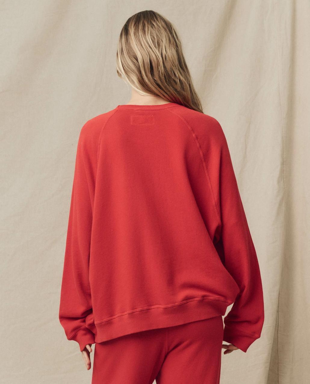 The Great. Sweatshirts | The Slouch Sweatshirt. Solid Campfire - Women