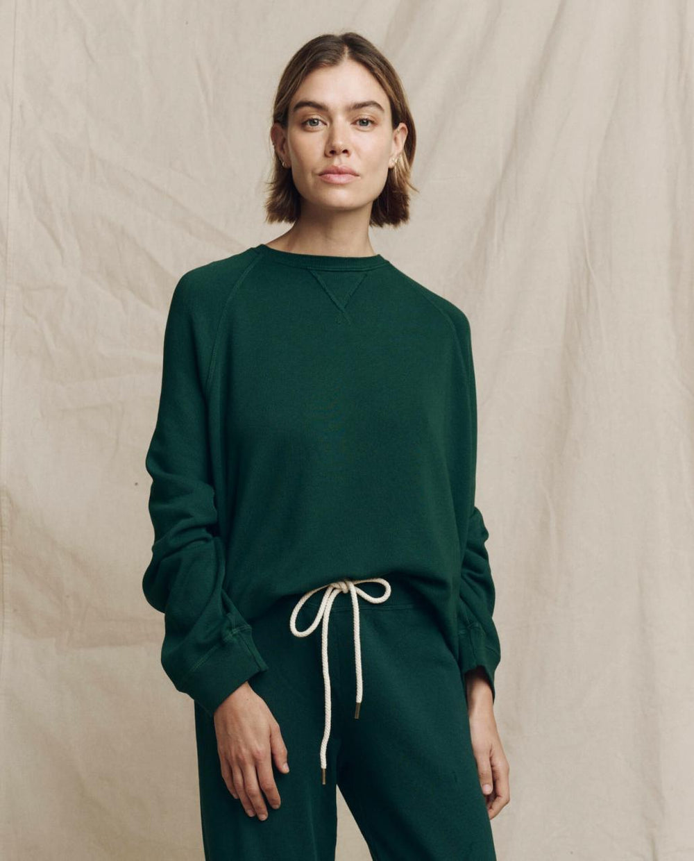 The Great. Sweatshirts | The Slouch Sweatshirt. Solid Pinyon - Women