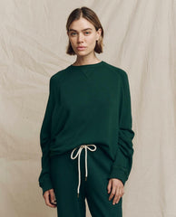 The Great. Sweatshirts | The Slouch Sweatshirt. Solid Pinyon - Women
