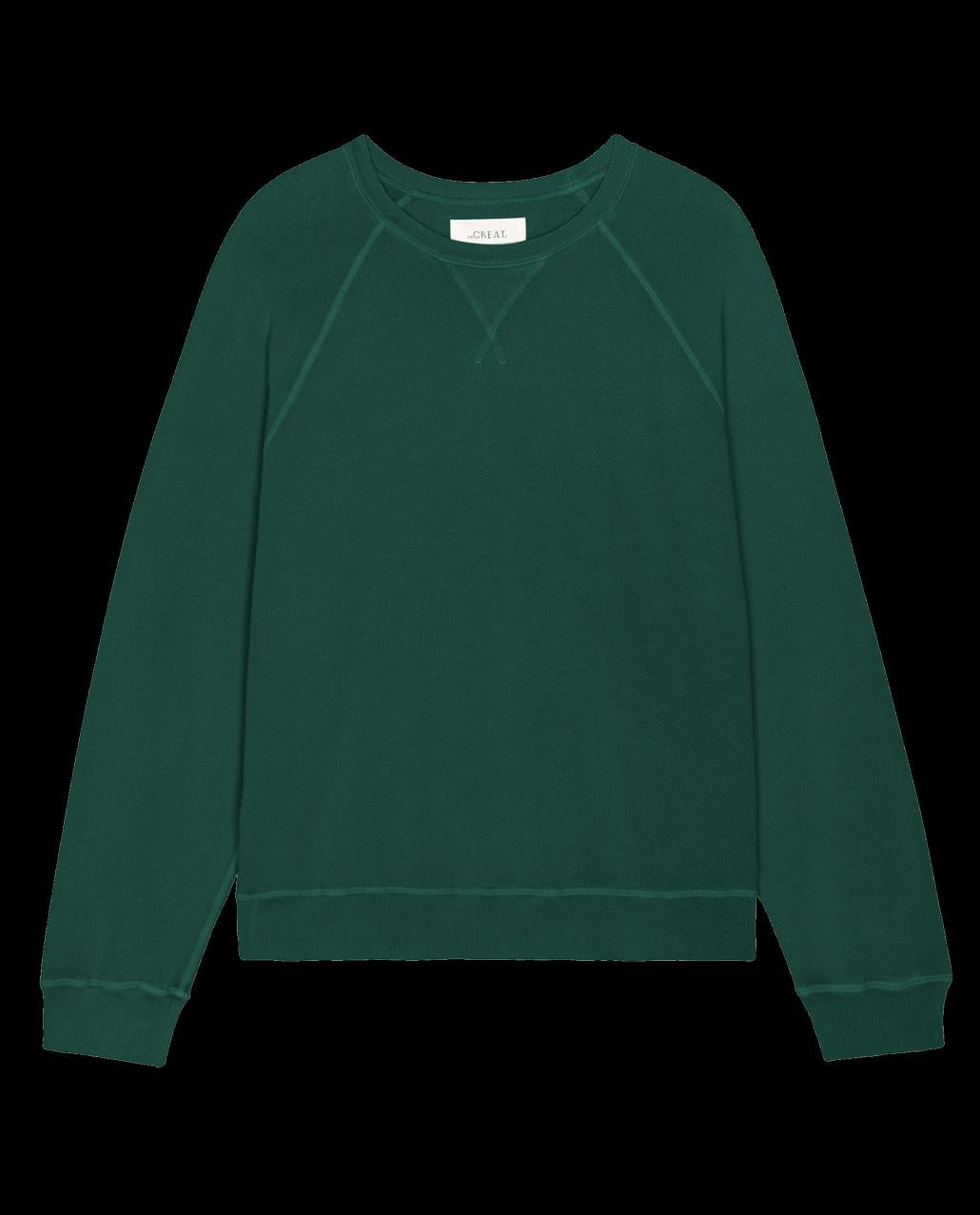 The Great. Sweatshirts | The Slouch Sweatshirt. Solid Pinyon - Women
