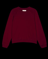 The Great. Sweatshirts | The Slouch Sweatshirt. Solid Plum - Women