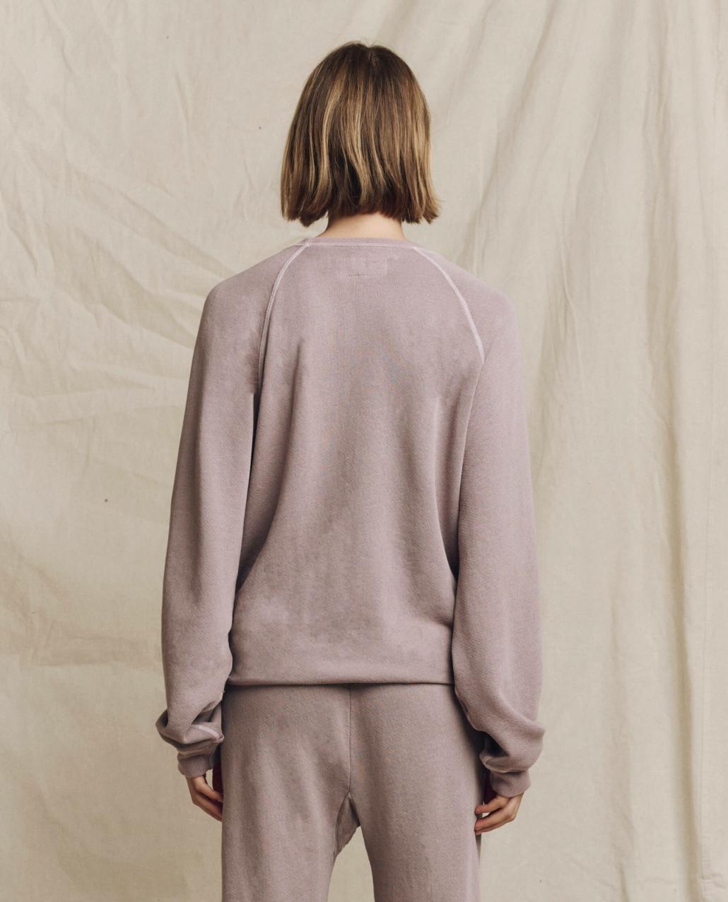 The Great. Sweatshirts | The Slouch Sweatshirt. Solid Quartz - Women