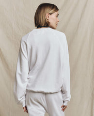 The Great. Sweatshirts | The Slouch Sweatshirt. Solid True White - Women