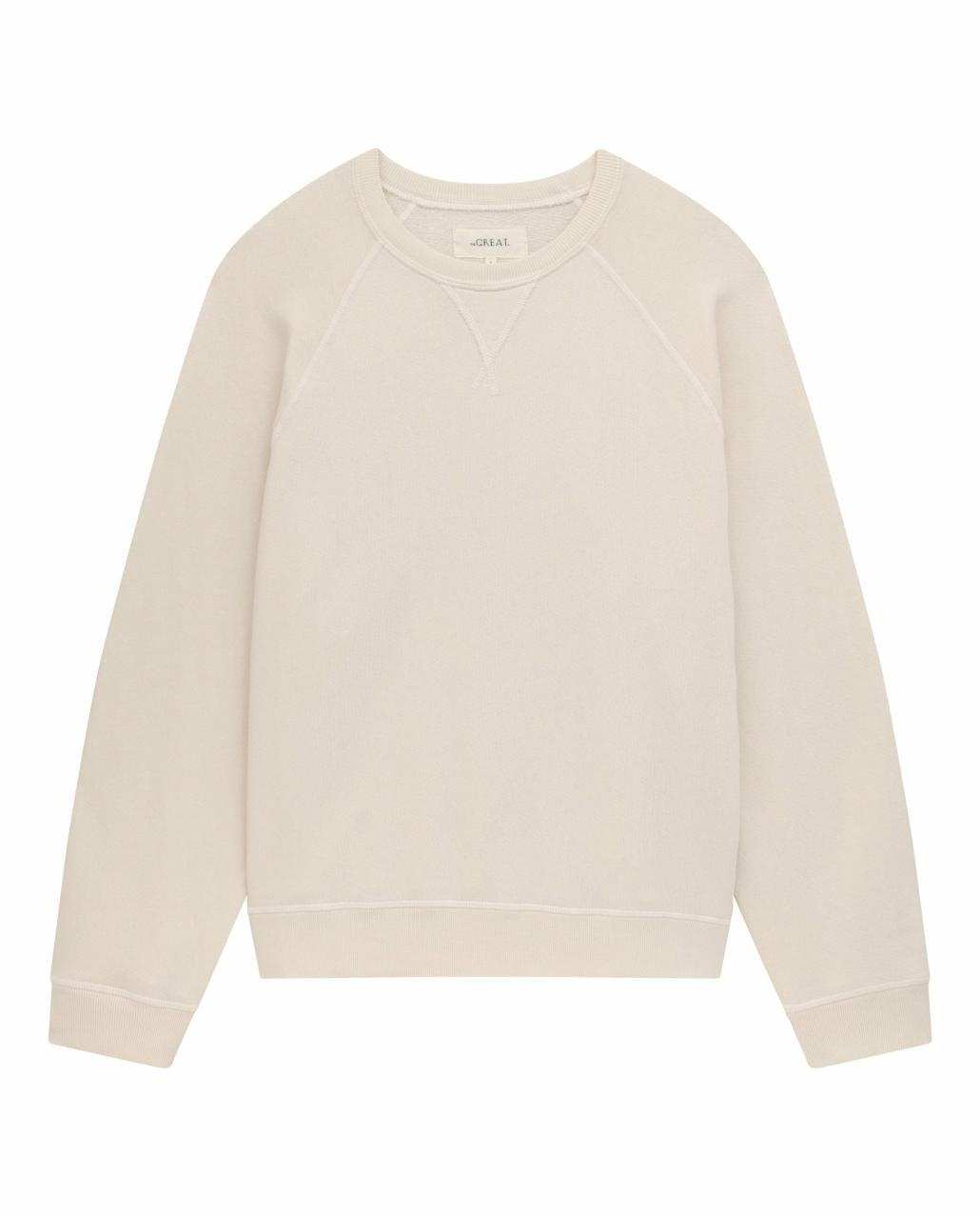 The Great. Sweatshirts | The Slouch Sweatshirt. Washed White - Women