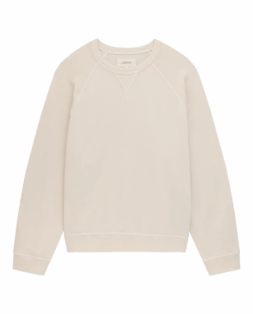 The Great. Sweatshirts | The Slouch Sweatshirt. Washed White - Women