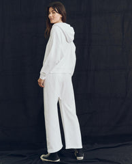 The Great. Sweatshirts | The Teammate Hoodie. Solid True White - Women