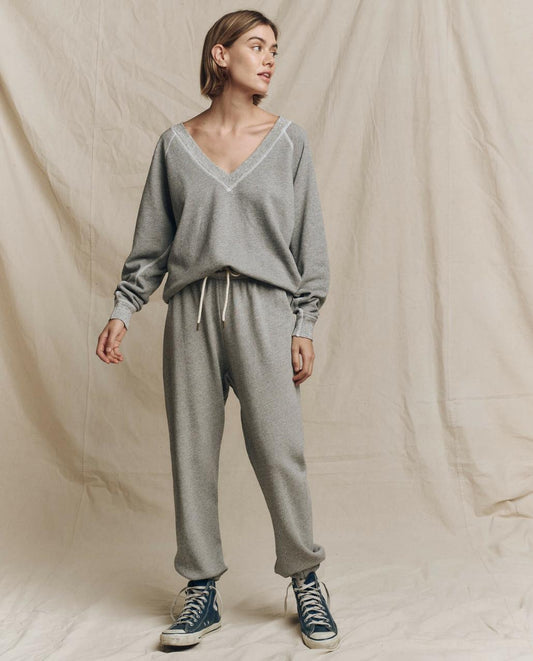 The Great. Sweatshirts | The V Varsity Grey - Women