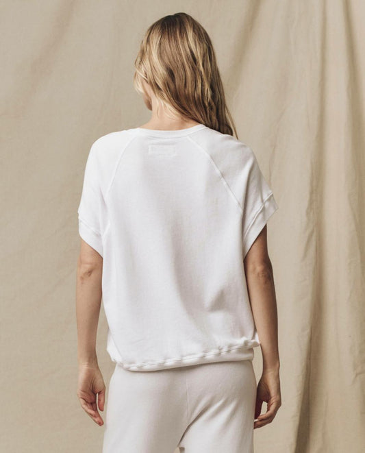 The Great. Sweatshirts | The Wedge Sweatshirt. Solid True White - Women