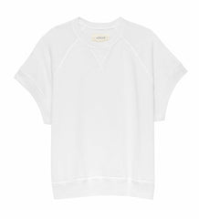 The Great. Sweatshirts | The Wedge Sweatshirt. Solid True White - Women