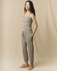 The Great. Tanks | The Slim Tank. Solid Heather Grey - Women