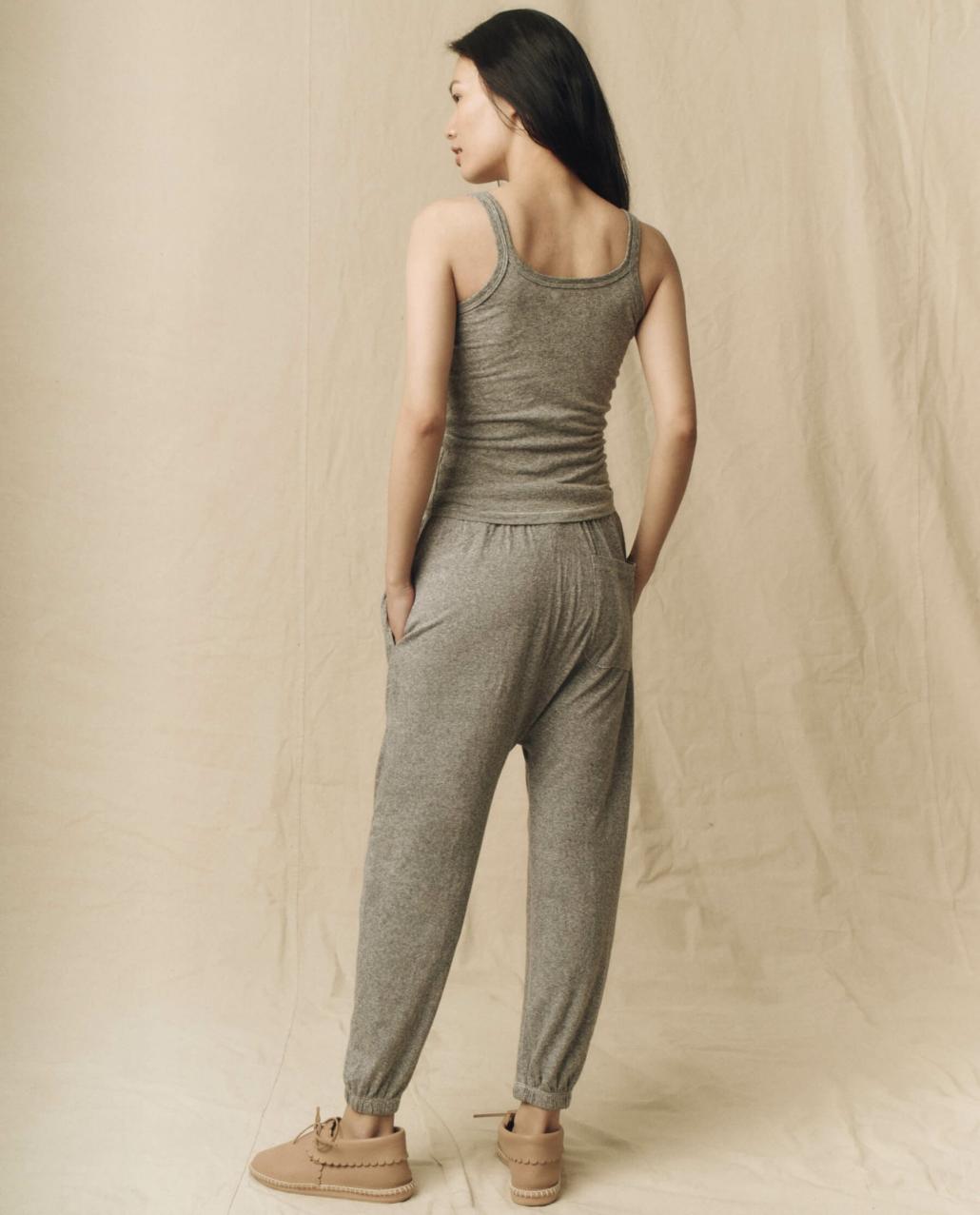 The Great. Tanks | The Slim Tank. Solid Heather Grey - Women