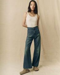 The Great. Tanks | The Slim Tank. Solid True White - Women