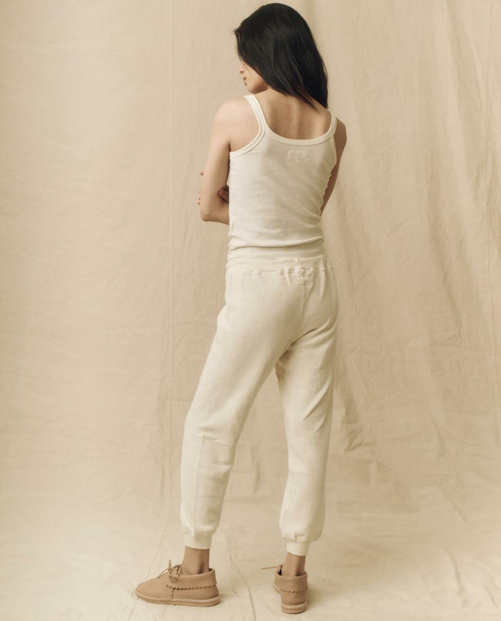 The Great. Tanks | The Slim Tank. Solid Washed White - Women