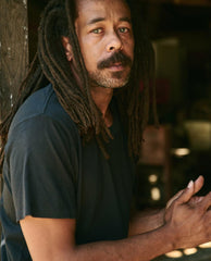 The Great. Tees &amp; Sweats | The Men&#039;s Boxy Crew. Almost Black - Men