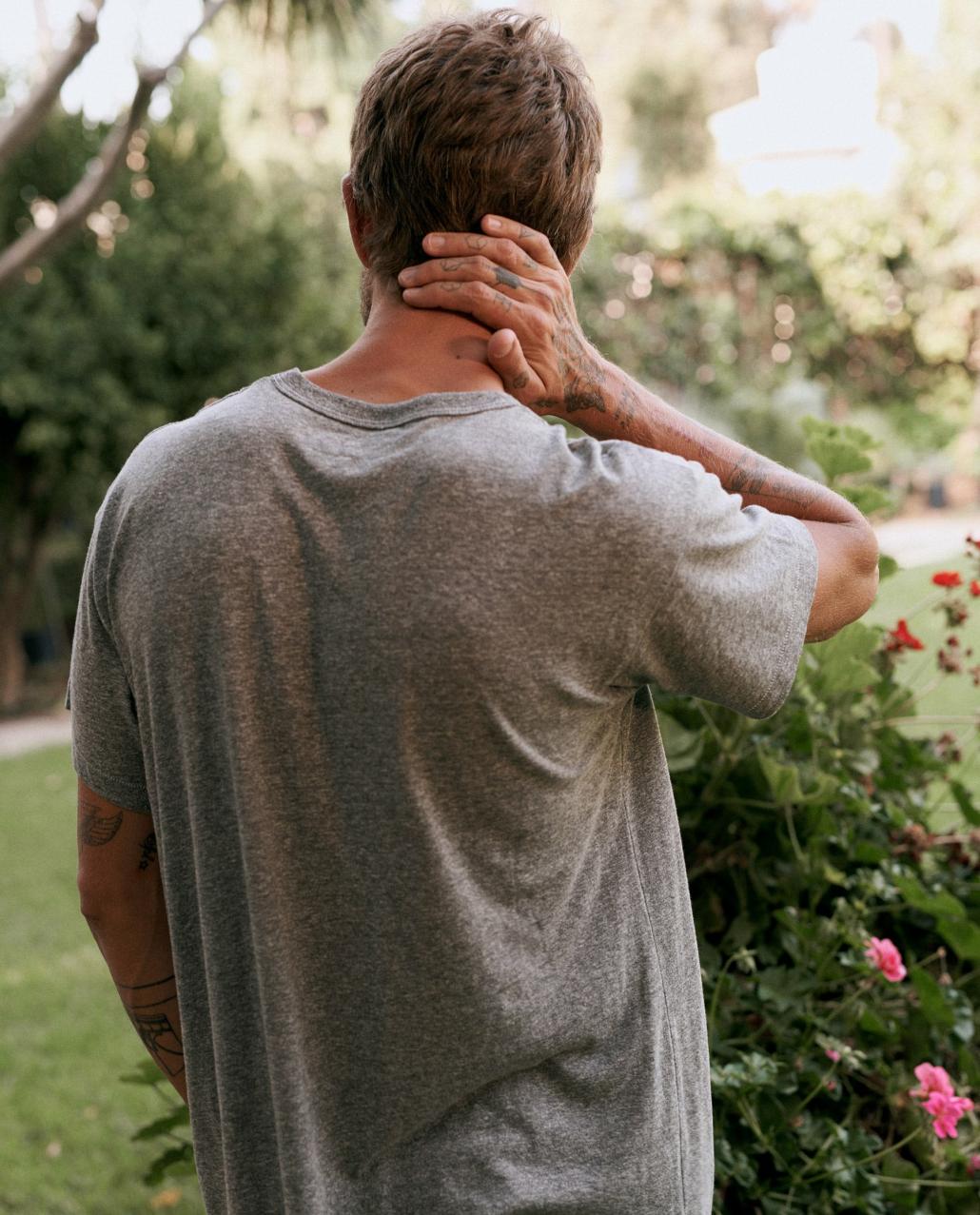The Great. Tees &amp; Sweats | The Men&#039;s Boxy Crew. Heather Grey - Men