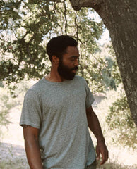 The Great. Tees &amp; Sweats | The Men&#039;s Boxy Crew. Heather Grey - Men